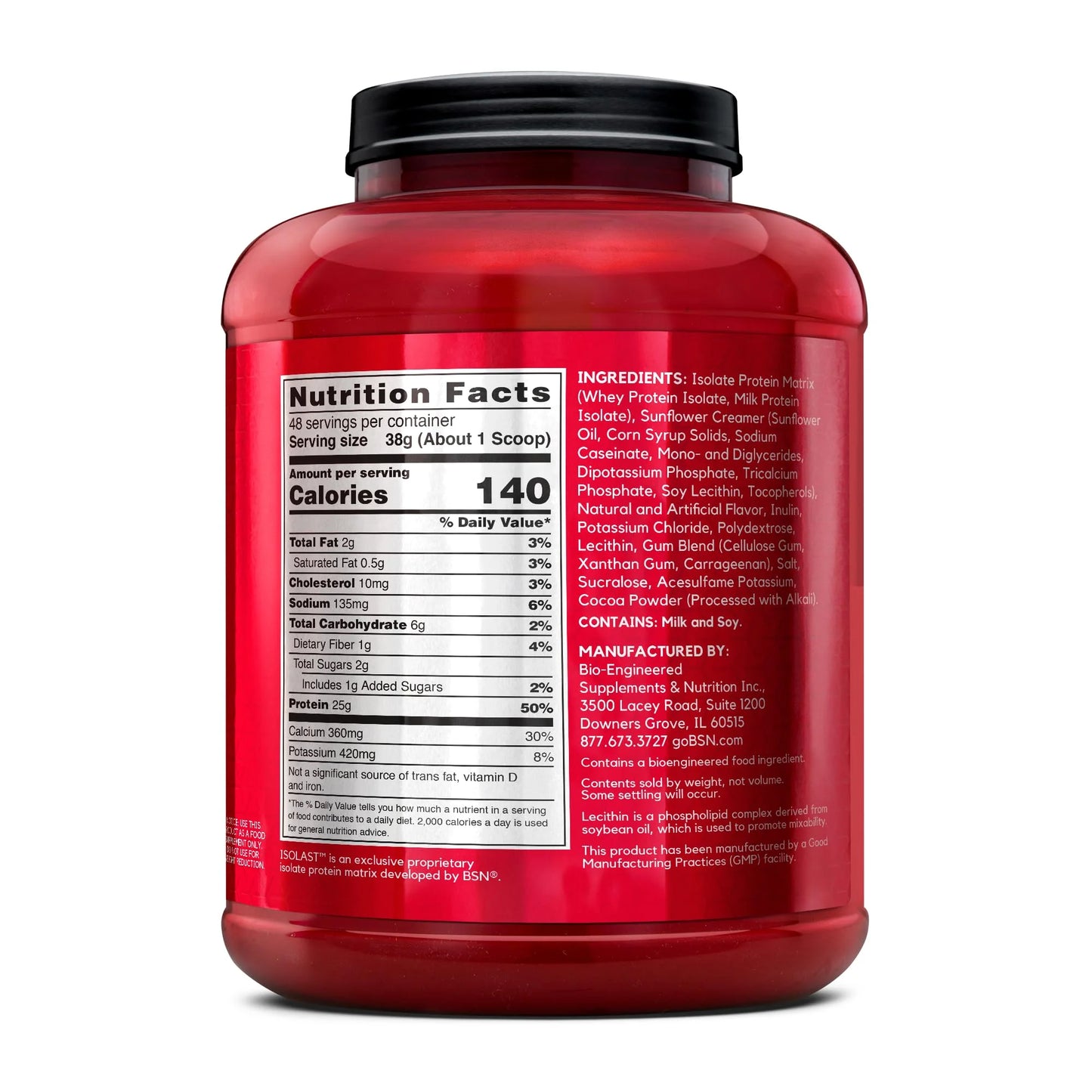 , Syntha-6 Isolate, 25G Protein Powder, Peanut Butter Cookie, 4.02 Lb, 48 Servings