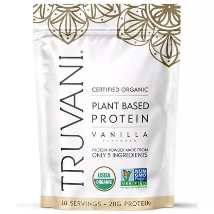 Truvani Organic Plant Based Vegan Protein Powder