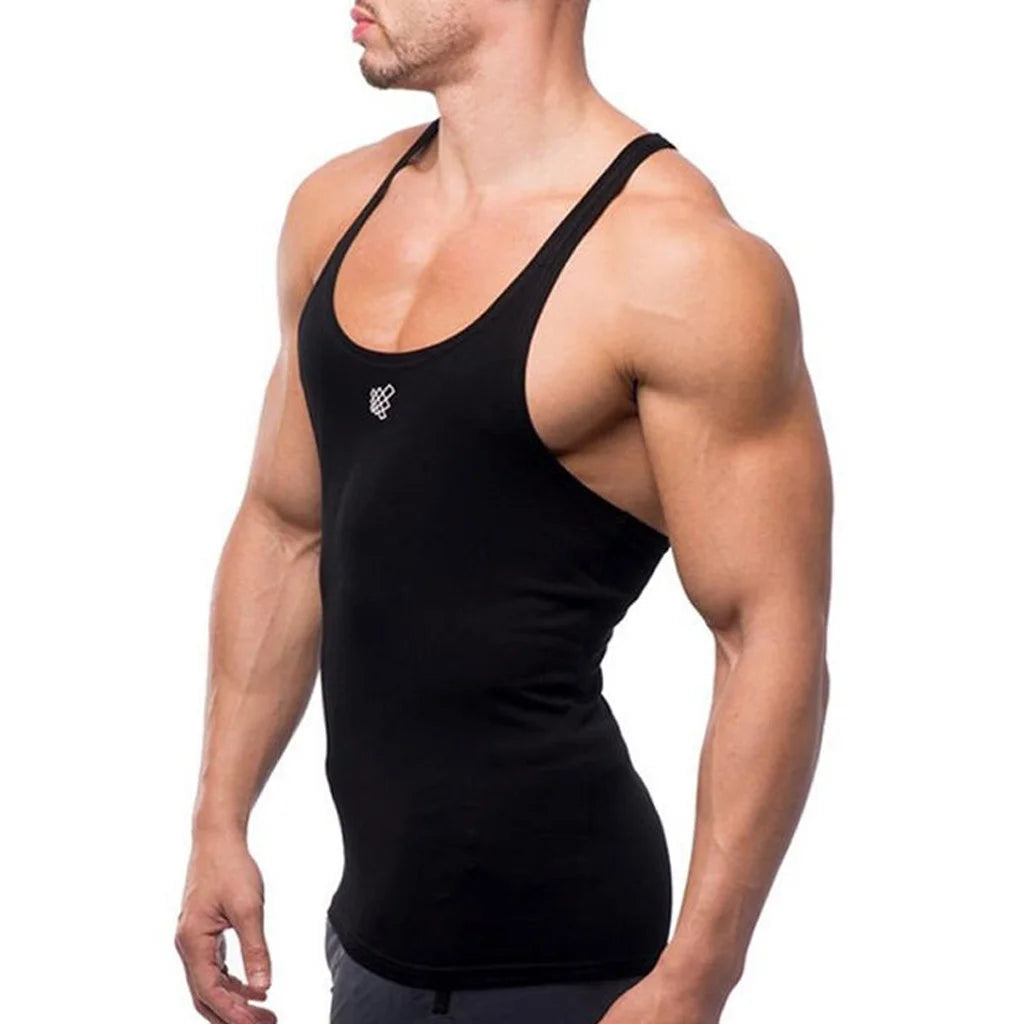 Mens Slim Fit Fitness Tank Top Casual Solid Sleeveless Shirts Athletic Muscle Tee Performance Workout Sleeveless Shirts