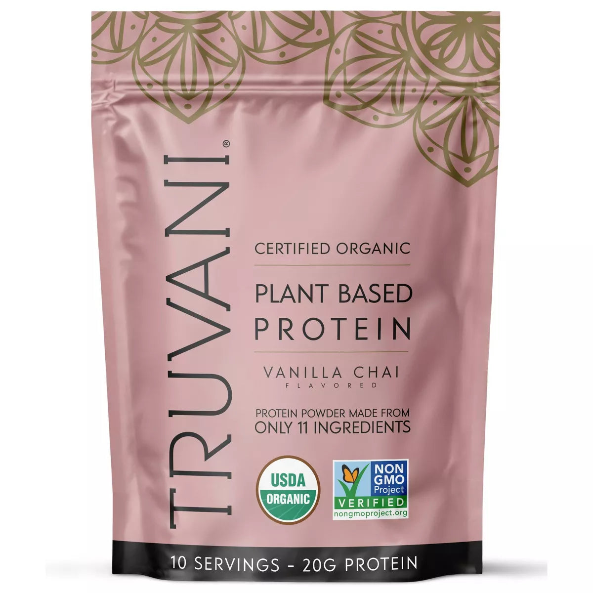 Truvani Organic Plant Based Vegan Protein Powder