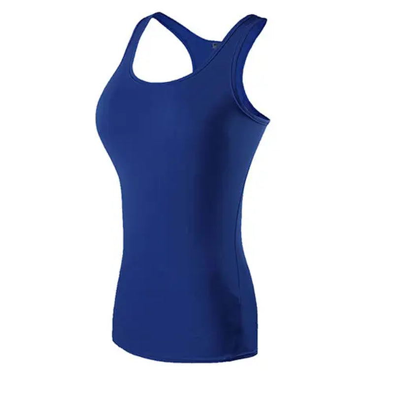 New Yoga Tops Women Sexy Gym Sportswear Vest Fitness Tight Woman Clothing Sleeveless Running Shirt Quick Dry White Yoga Tank Top
