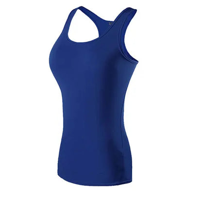 New Yoga Tops Women Sexy Gym Sportswear Vest Fitness Tight Woman Clothing Sleeveless Running Shirt Quick Dry White Yoga Tank Top