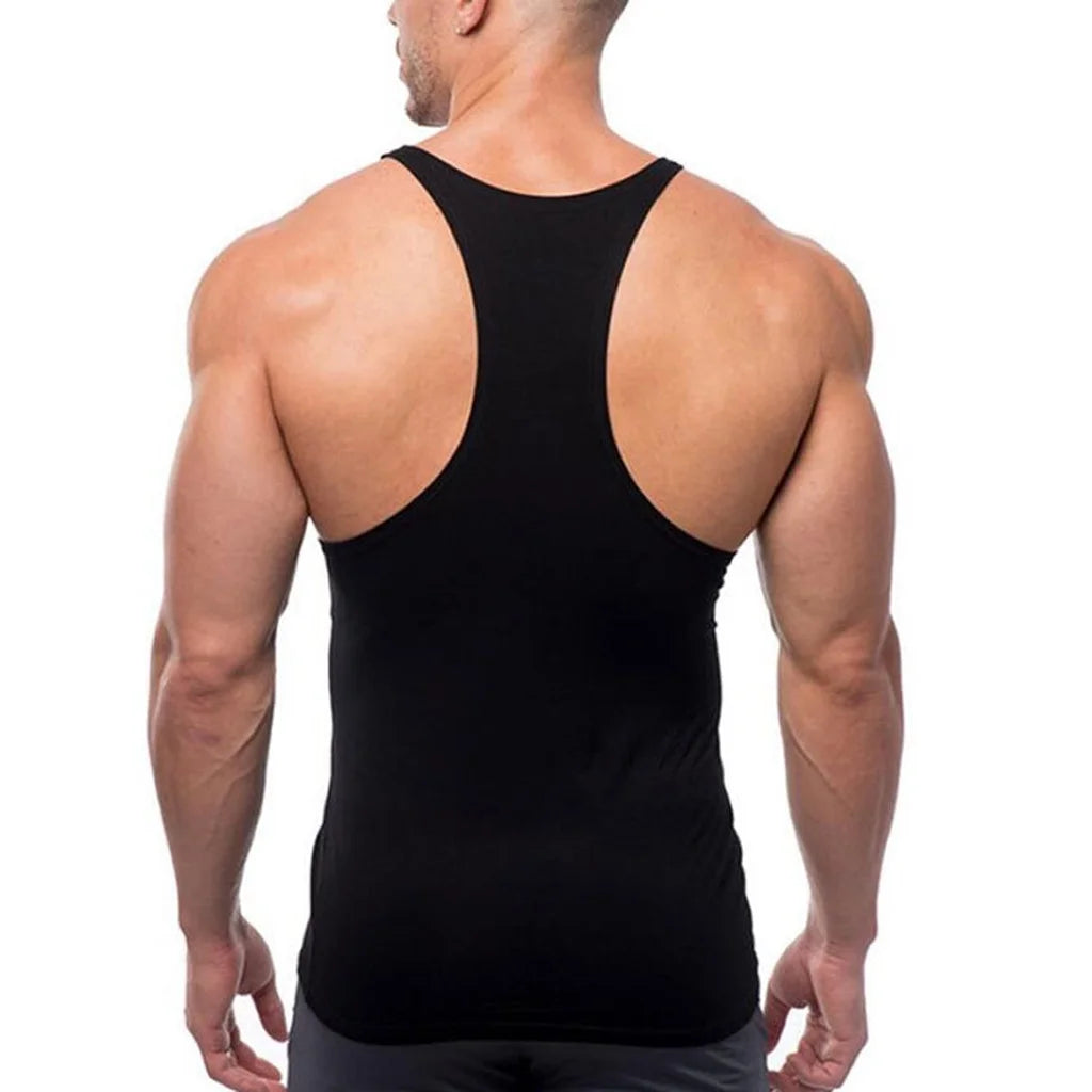 Mens Slim Fit Fitness Tank Top Casual Solid Sleeveless Shirts Athletic Muscle Tee Performance Workout Sleeveless Shirts