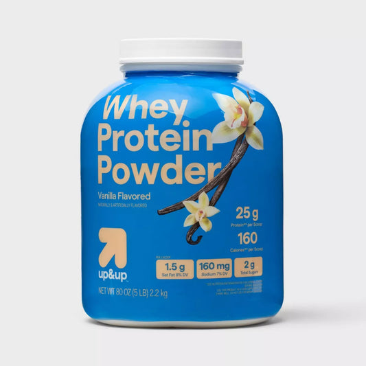 Whey Protein Powder - Vanilla - Up&Up