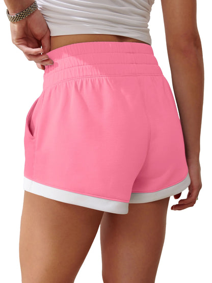 Cotton Shorts for Women Casual Shorts with Pockets