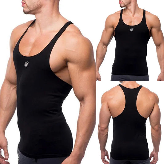 Mens Slim Fit Fitness Tank Top Casual Solid Sleeveless Shirts Athletic Muscle Tee Performance Workout Sleeveless Shirts