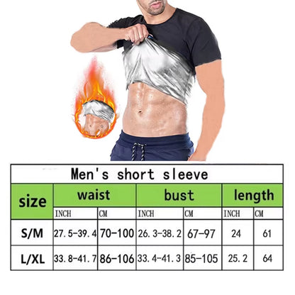 High Elasticity Men'S Sweatshirt Gym Workout Shapewear Shapewear Vest Slim Fit Sauna Compression Warm Top Fitness Sweatshirt