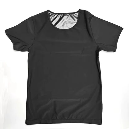 High Elasticity Men'S Sweatshirt Gym Workout Shapewear Shapewear Vest Slim Fit Sauna Compression Warm Top Fitness Sweatshirt