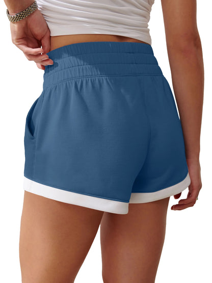 Cotton Shorts for Women Casual Shorts with Pockets