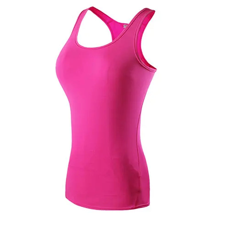 New Yoga Tops Women Sexy Gym Sportswear Vest Fitness Tight Woman Clothing Sleeveless Running Shirt Quick Dry White Yoga Tank Top