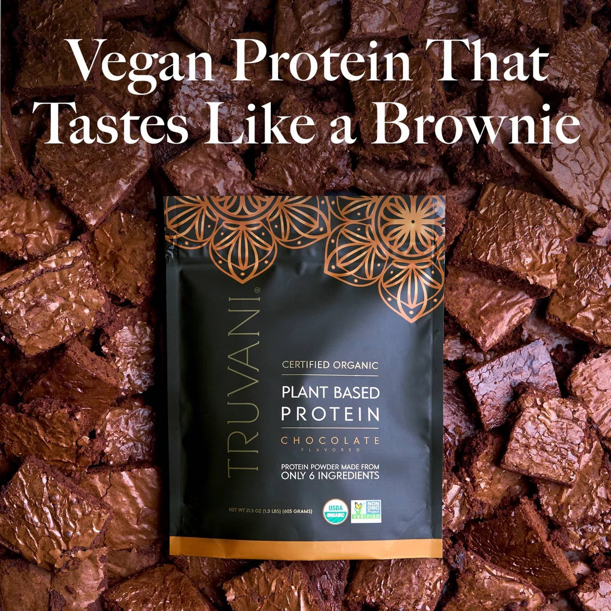 Truvani Organic Plant Based Vegan Protein Powder