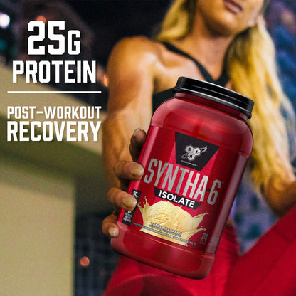 , Syntha-6 Isolate, 25G Protein Powder, Peanut Butter Cookie, 4.02 Lb, 48 Servings