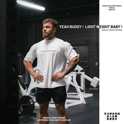 Summer Gym Cotton Men'S T-Shirt Thavage Muscular Men CBUM Gym T Shirt CBUM Fitness Joggers Pure Cotton Shirt CBUM Women Tshirt