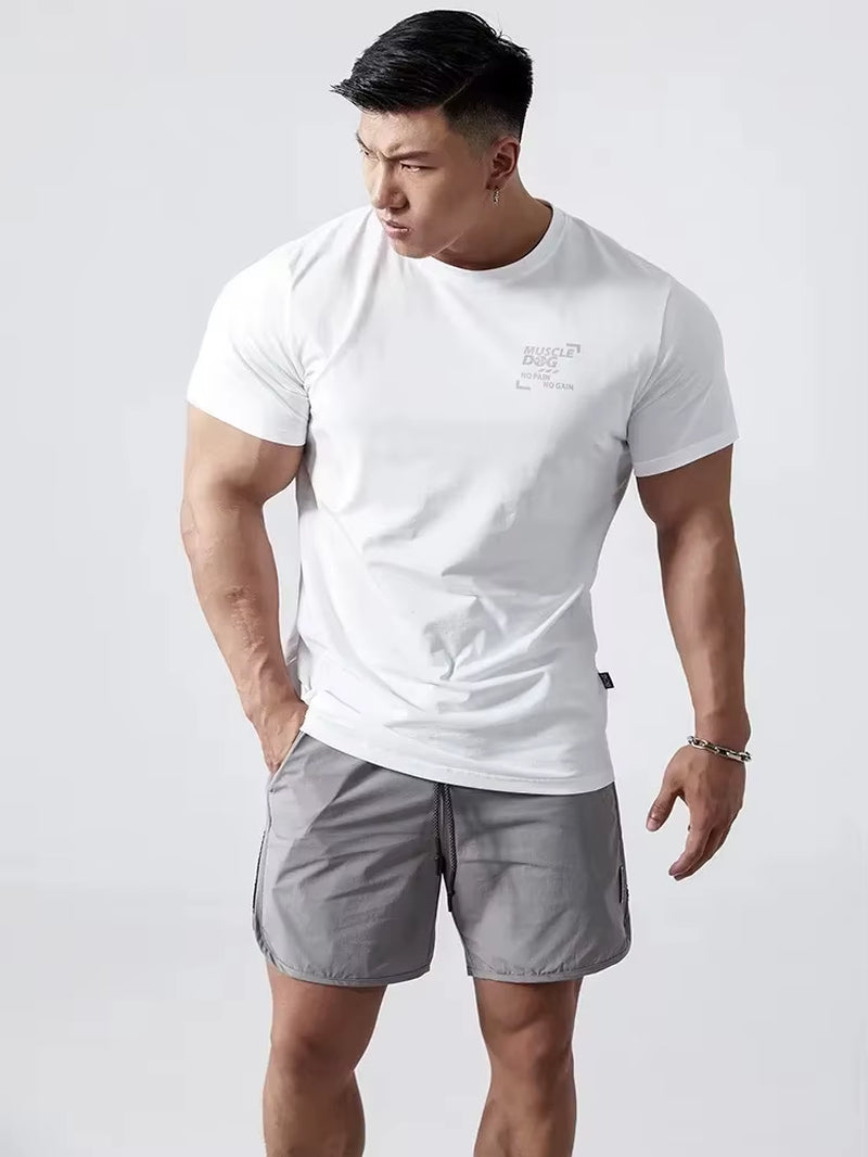 Summer Gym Cotton Men'S T-Shirt Thavage Muscular Men CBUM Gym T Shirt CBUM Fitness Joggers Pure Cotton Shirt CBUM Women Tshirt
