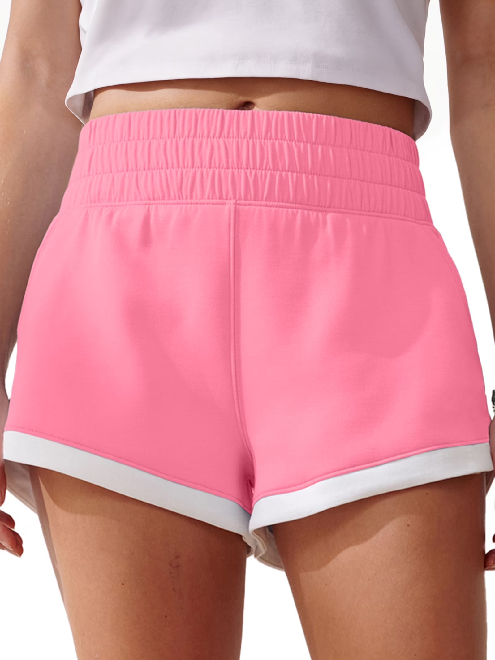 Cotton Shorts for Women Casual Shorts with Pockets
